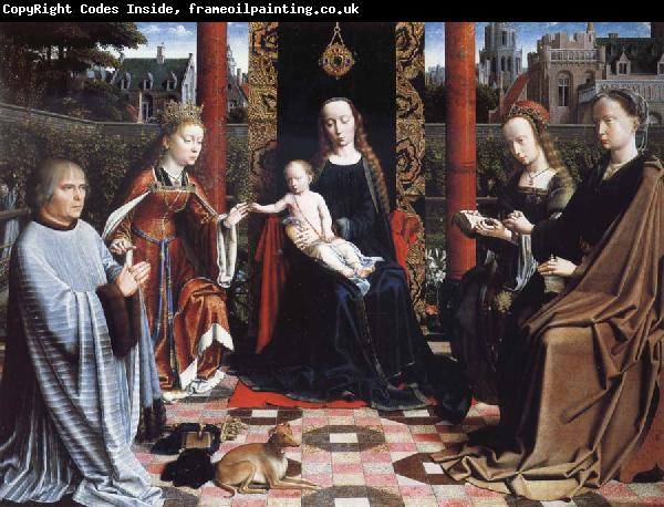 Gerard David THe Virgin and Child with Saints and Donor